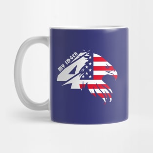 My Independence Day 4th July with Eagle Mug